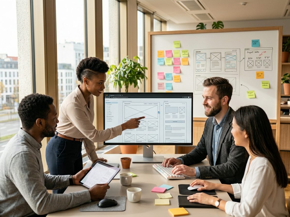 WebSupportPro team collaborating