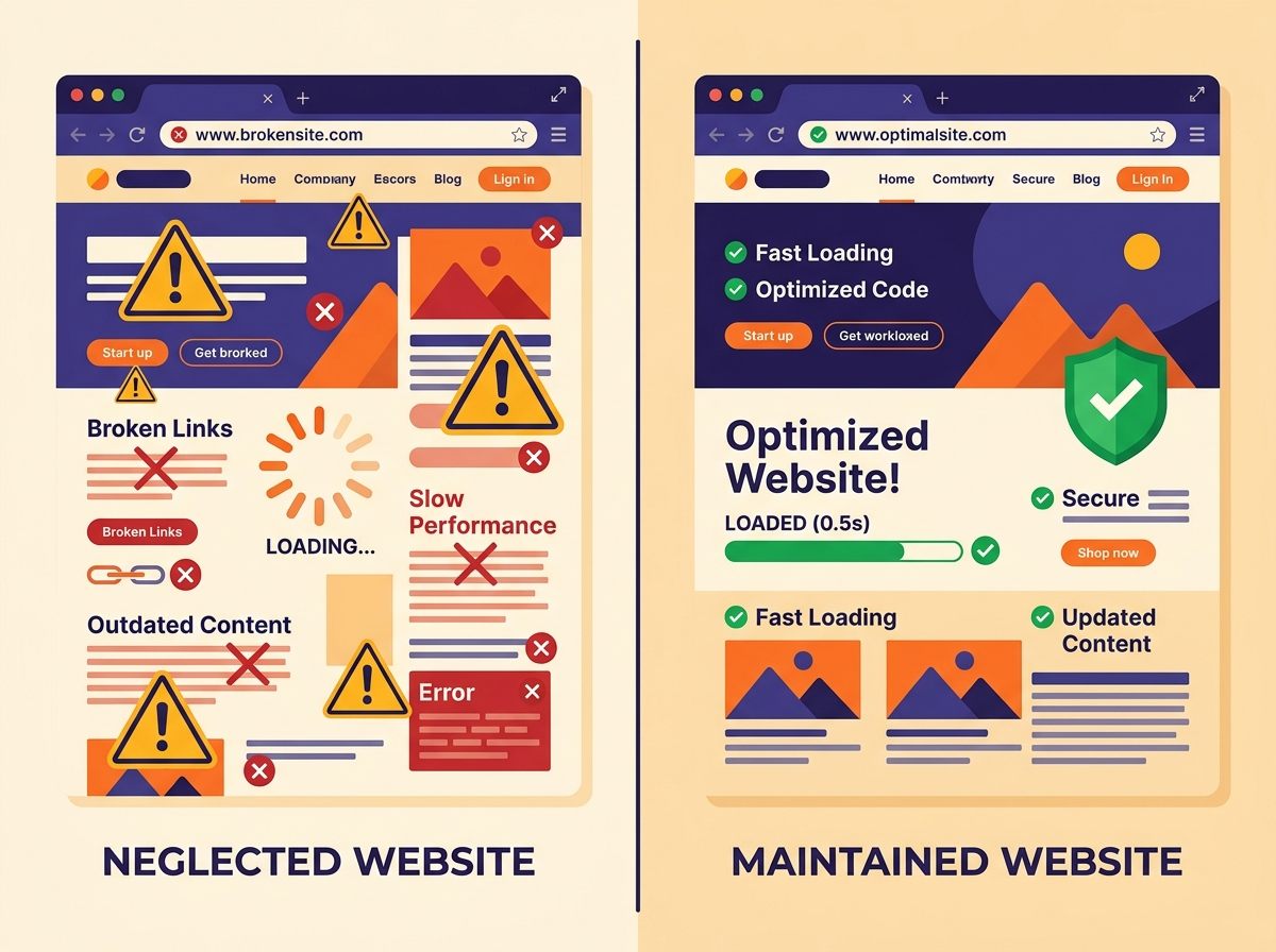 Why website maintenance matters